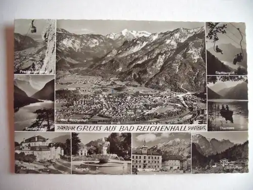 Alte AK Bad Reichenhall Mehrbildkarte [P12]