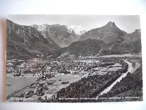 Alte AK Bad Reichenhall mit Reiteralpe Loferer Steinberge [P745]