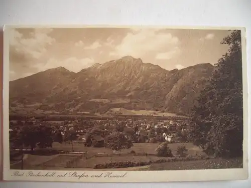 Alte AK Bad Reichenhall mit Staufen und Zwiesel [P362]