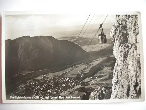 Alte AK Bad Reichenhall Predigtstuhlbahn [P36]