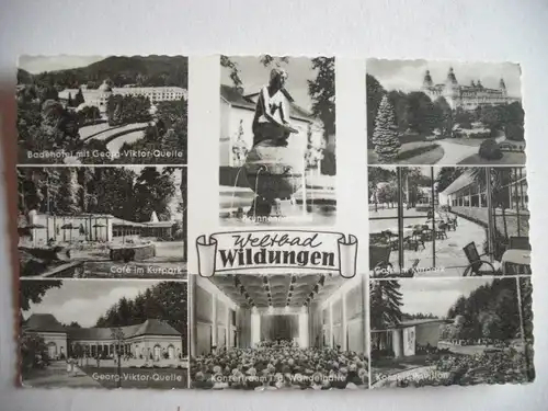 Alte AK Bad Wildungen Mehrbildkarte [P567]