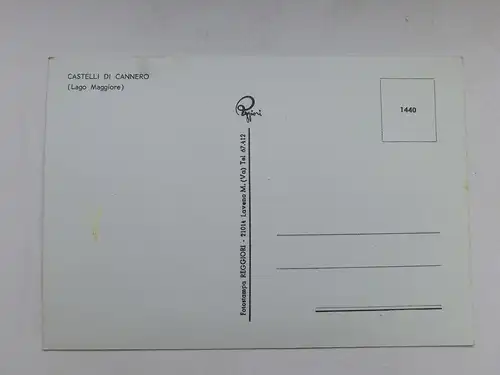 Alte AK Lago Maggiore Castelli di Cannero  [aX486]