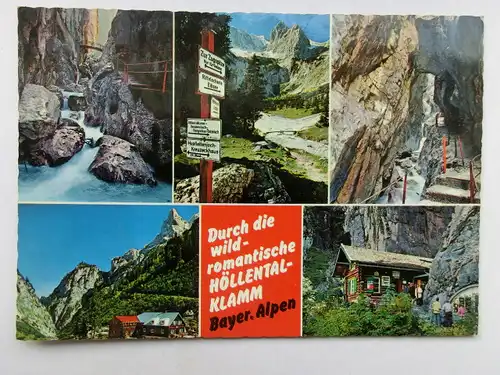 Alte AK Garmisch Partenkirchen Höllentalklamm  [aX507]
