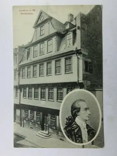 Alte AK Frankfurt Goethehaus [aX67]