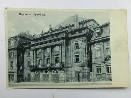 Alte AK Bayreuth Opernhaus [aX116]