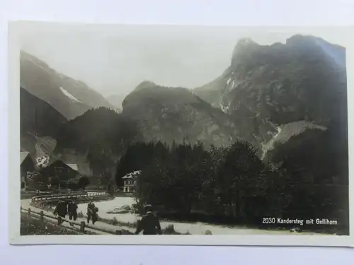 Alte AK Kandersteg mit Gellihorn [aX120]