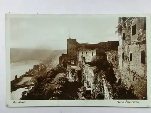 Alte AK Ruine Rheinfels St. Goar [aX129]