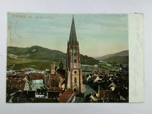 Alte AK Freiburg Breisgau 1903 Schwarzwald [aX147]