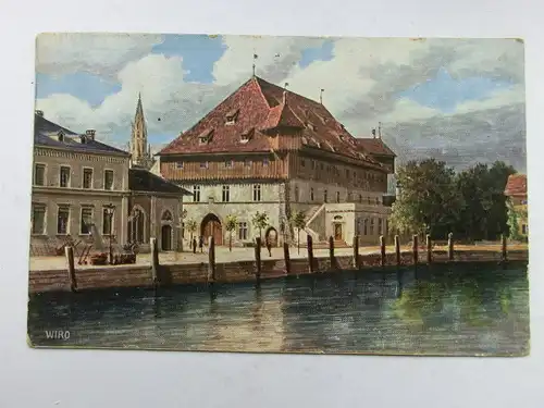 Alte AK Konstanz Conciliumsgebäude 1923 [aX149]