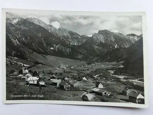 Alte AK Hinterstein Allgäu Bad Hindelang [aX157]