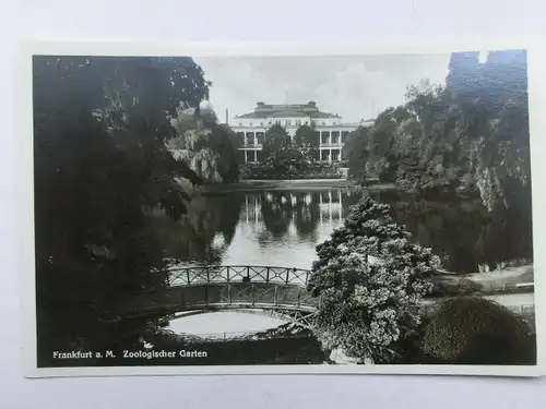 Alte AK Frankfurt Zoologischer Garten Zoo [aX169]