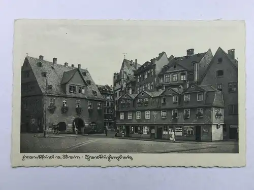 Alte AK Frankfurt Garküchenplatz um 1930 [aX176]