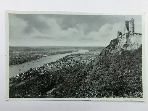 Alte AK Königswinter Drachenfels [aX179]