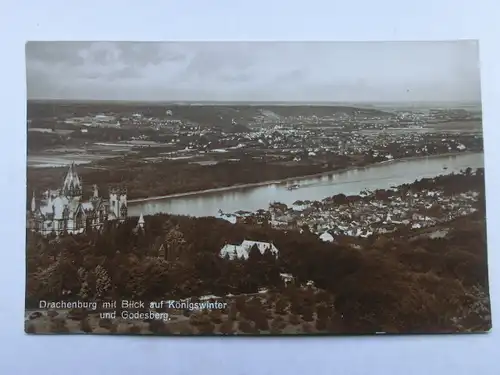 Alte AK Königswinter Drachenburg Godesberg [aX242]