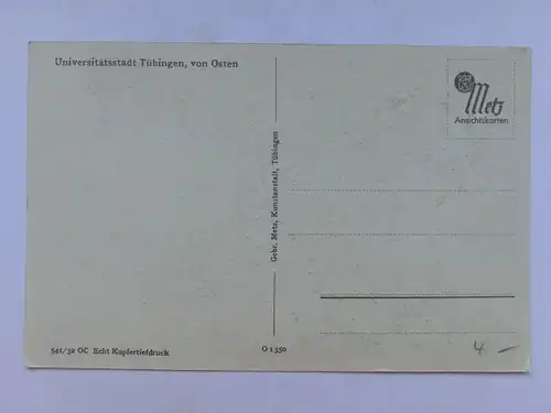 Alte AK Tübingen von Osten [aX251]