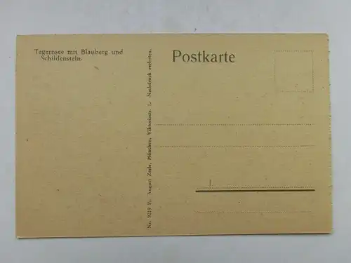 Alte AK Tegernsee mit Blauberg [A1569]