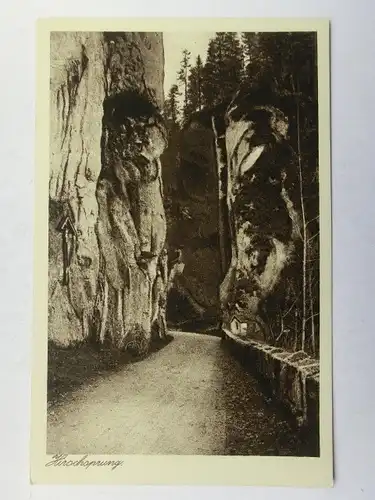 Alte AK Obermaiselstein Hirschsprung Allgäu [A1576]