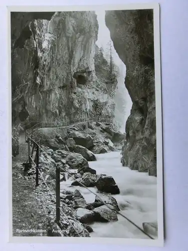 Alte AK Garmisch Partenkirchen Partnachklamm [A1586]