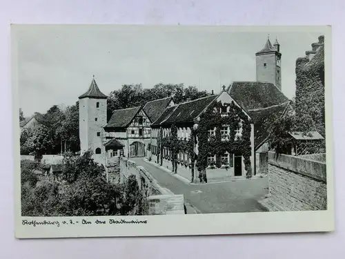 Alte AK Rothenburg Stadtmauer [A1606]