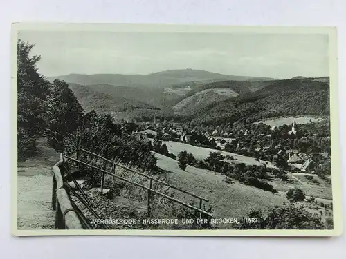 Alte AK Wernigerode Hasserode Brocken [A1625]