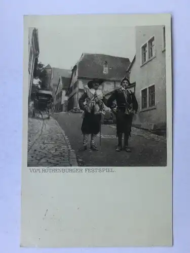 Alte AK Rothenburg Rothenburger Festspiel [A1641]
