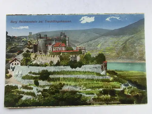 Alte AK Trechtlingshausen Burg Reichenstein [A1645]