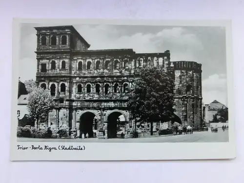 Alte AK Trier Porta Nigra Stadtseite [938]