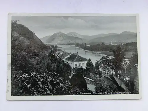 Alte AK Rolandseck Nonnenwerth Siebengebirge [940]