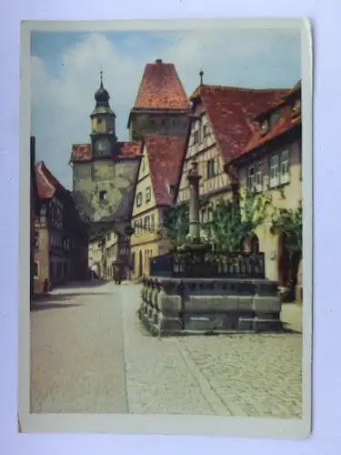 Alte AK Rothenburg „Schöne deutsche Heimat“ [942]