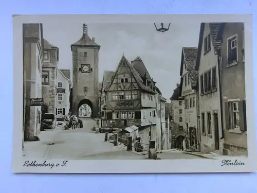 Alte AK Rothenburg Plönlein [944]