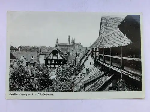 Alte AK Rothenburg Wehrgang [946]