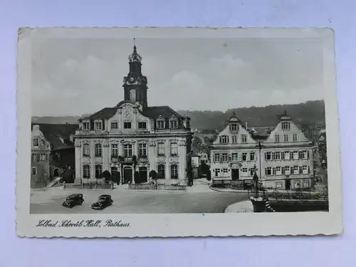 Alte AK Schwäbisch Hall Rathaus [949]