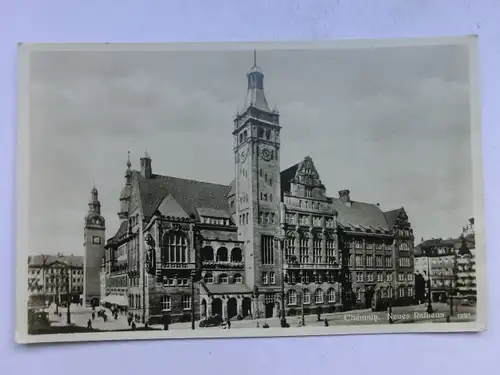 Alte AK Chemnitz Neues Rathaus [961]