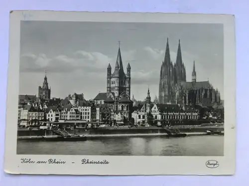 Alte AK Köln Rheinseite [963]