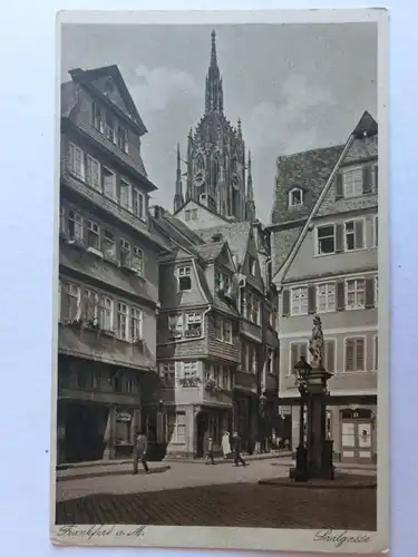 Alte AK Frankfurt Saalgasse [aJ783]