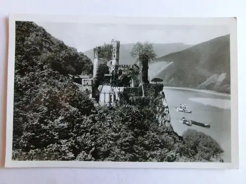 Alte AK Assmannshausen Schloß Rheinstein [aJ785]