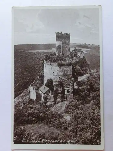 Alte AK Brodenbach Mosel Ehrenburg [aJ790]