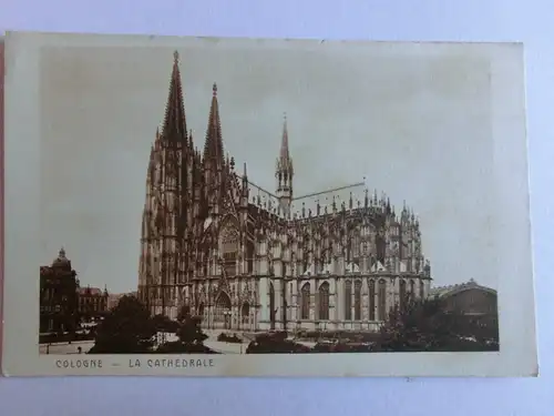 Alte AK Köln Cologne Dom [aJ793]