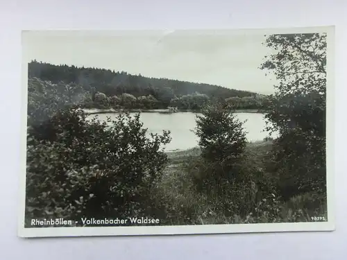 Alte AK Rheinböllen Volkenbacher Waldsee [aX6]