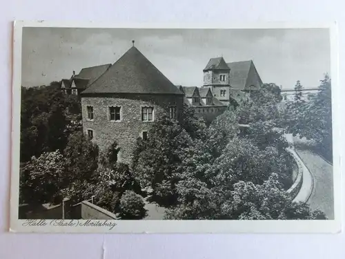 Alte AK Halle Moritzburg 1942 [aX539]