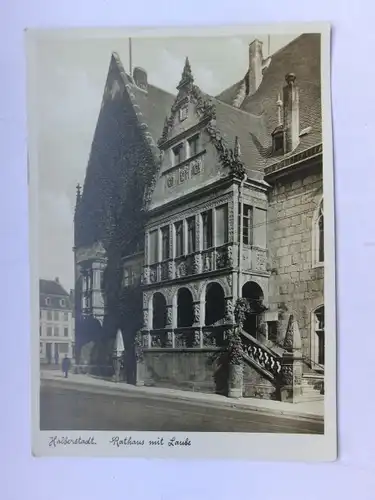 Alte AK Halberstadt Rathaus [980]