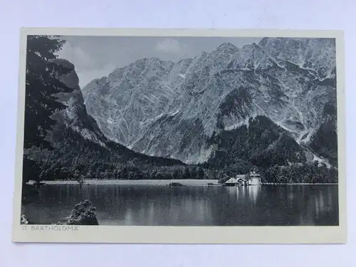 Alte AK Berchtesgaden St. Bartholomä [981]