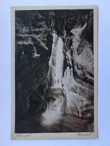 Alte AK Oberaudorf Wasserfall 1931 [1004]