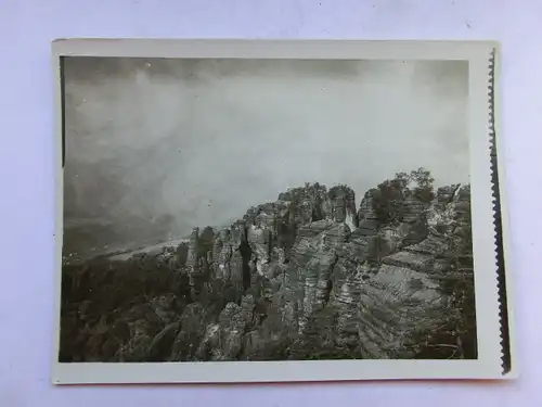 Alte AK Originalfoto Sächsische Schweiz 1929 9x12 cm [1086]