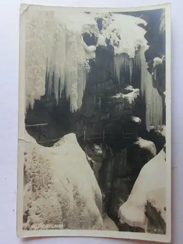 Alte AK Oberstdorf Breitachklamm [1100]