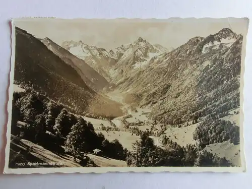 Alte AK Oberstdorf Spielmannsautal [1107]