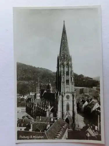 Alte AK Freiburg Münster Schwarzwald [1131]