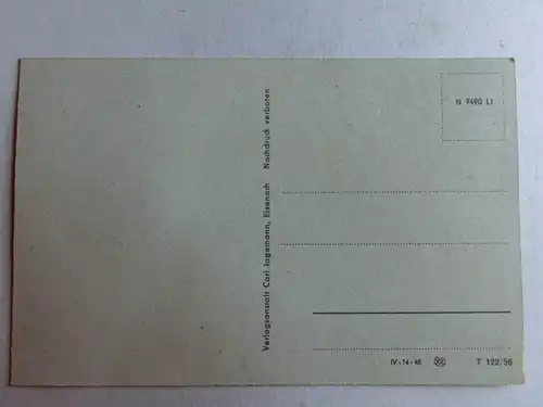 Alte AK Eisenach Wartburg von Osten [1154]