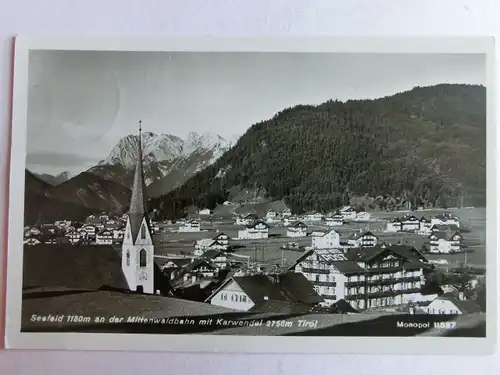 Alte AK Seefeld Tirol 1941  [1169]