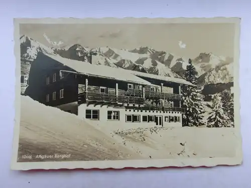Alte AK Sonthofen Allgäuer Berghof 1939 (m. Abrieb) [1201]